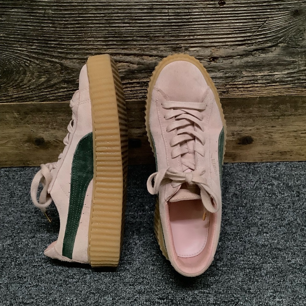 Fenty Puma Creeper in Dusty Pink / Green